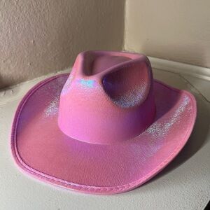 Pink Iridescent Cowboy Hat